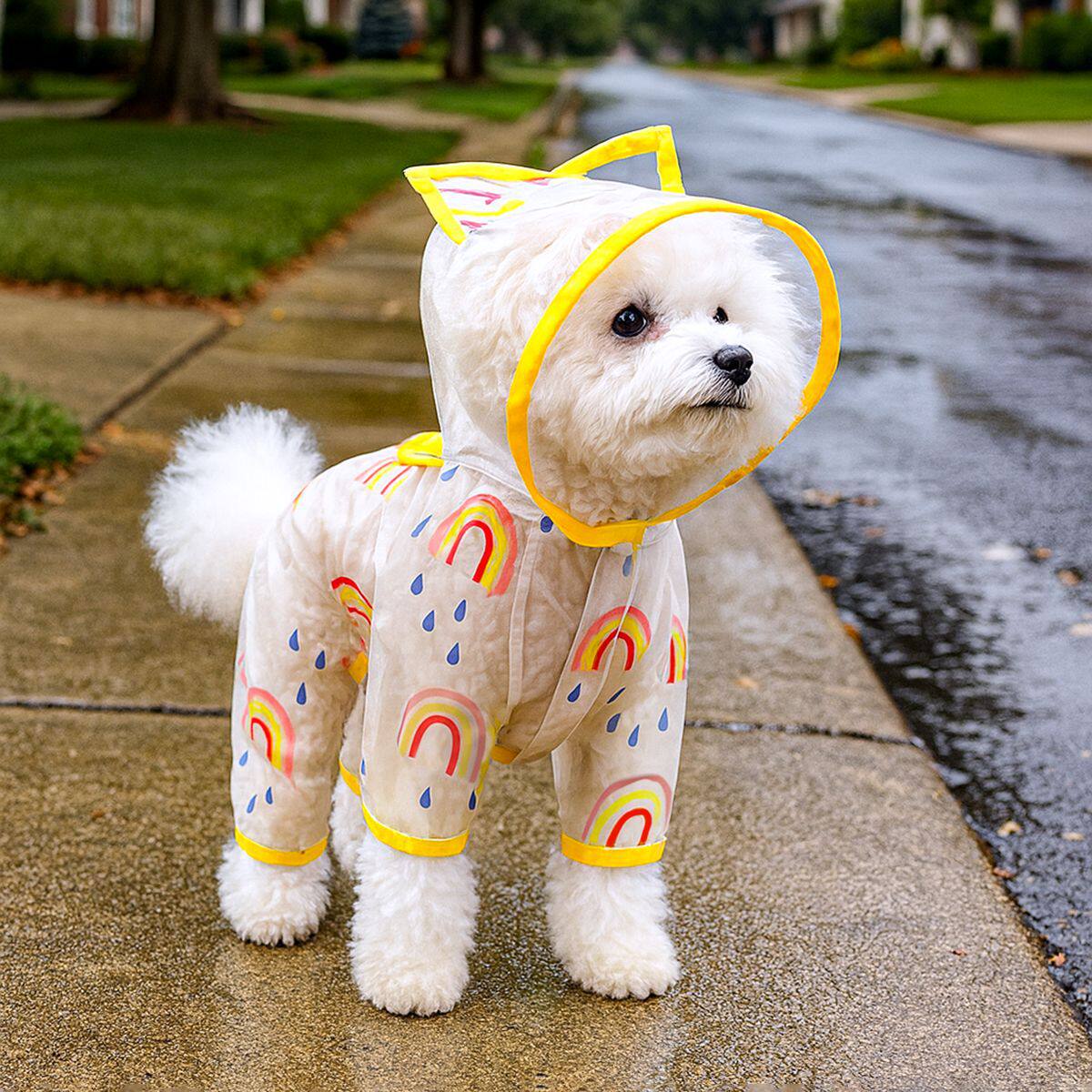 现货宠物狗雨衣小狗猫咪