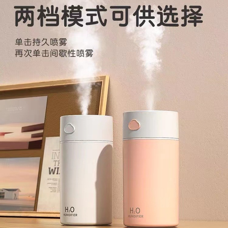 新款云朵加湿器usb加湿器家用大喷雾补水大容量400ML桌面增湿机