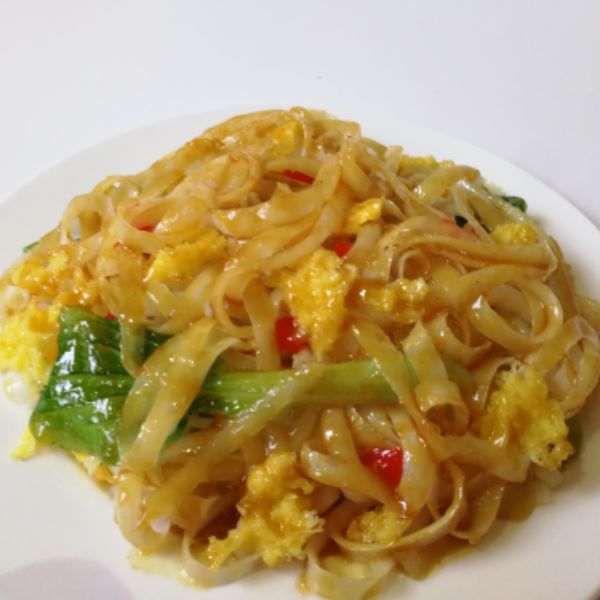 仿真牛肉柳鸡蛋炒河粉海鲜虾炒面炒粉假菜食品模型