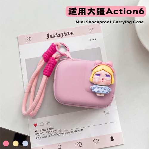 适用大疆Action4/5Pro收纳包action6运动相机包保护户外旅行便携