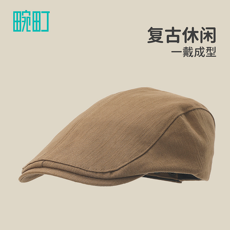 畹町纯棉前进帽老钱风帽子