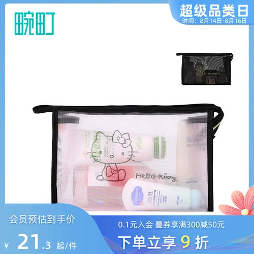 Hello kitty, весенняя летняя сумка-органайзер, сумка через плечо, портативная косметичка