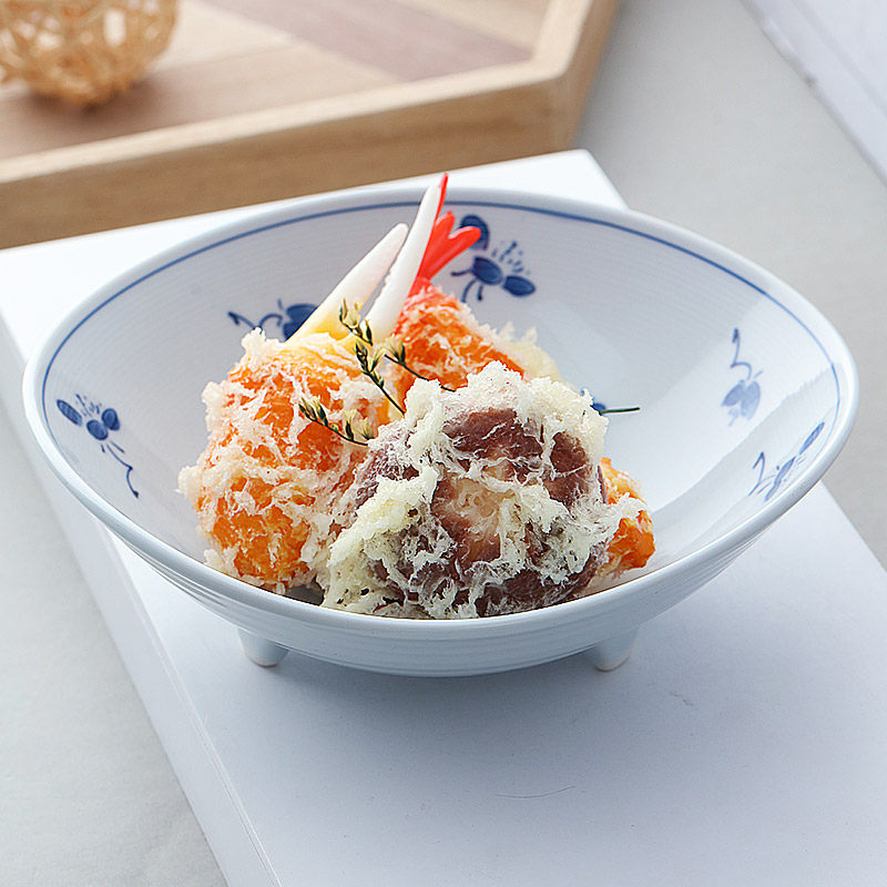 有田烧日本进口陶瓷梅花系列三足小钵花边盘盘子甜品盘,餐饮具,盘,淘宝优惠券,粉丝福利购,淘宝优惠卷