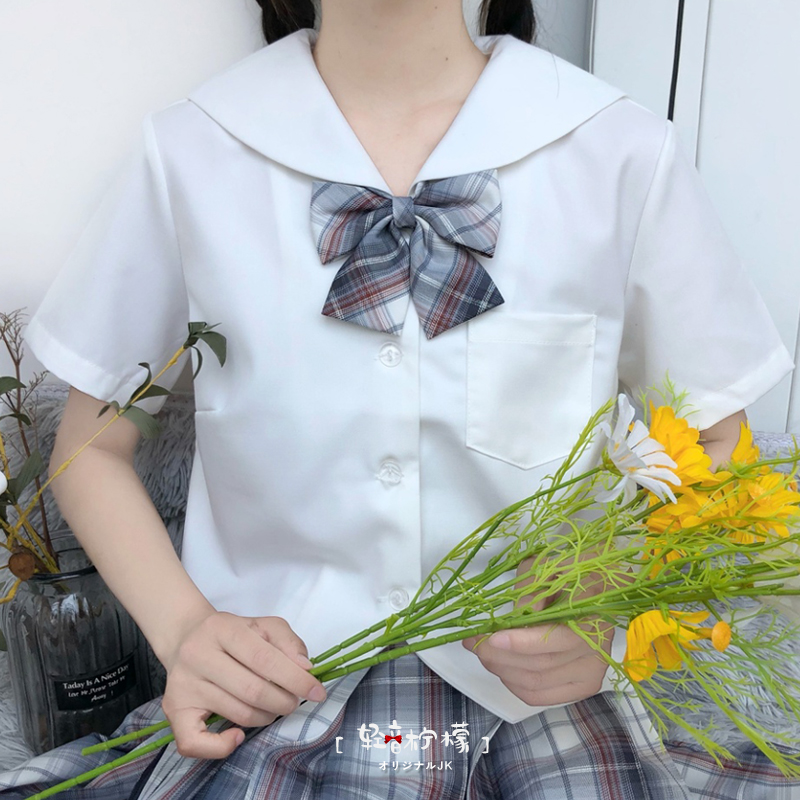 轻音日系关西襟短袖女夏jk制服