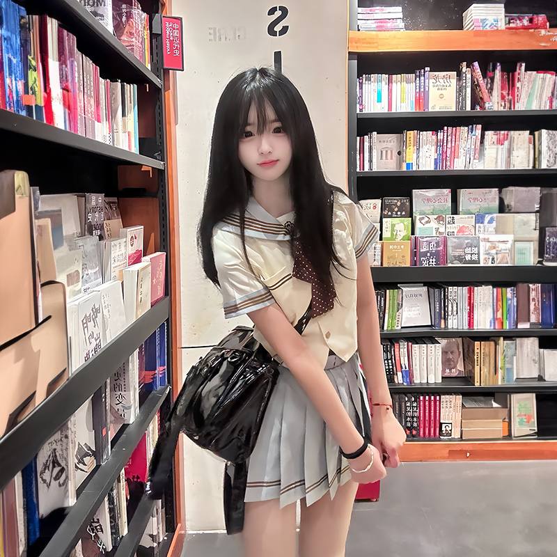 轻音柠檬少女jk水手服短袖套装