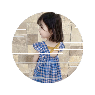 2026新款女童棉麻连衣裙中小童韩版格子裙宝宝小飞袖韩版短裙夏季