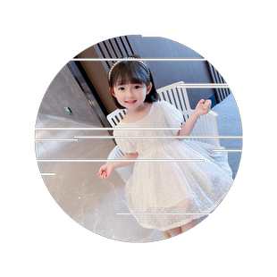 儿童洋气纱裙超仙宝宝公主裙小童网红裙子女童夏装连衣裙2026新款