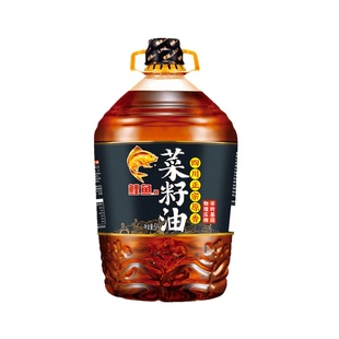 新品 家用香浓菜子非转基因压 桶 鲤鱼四川正宗原香纯菜籽油5L