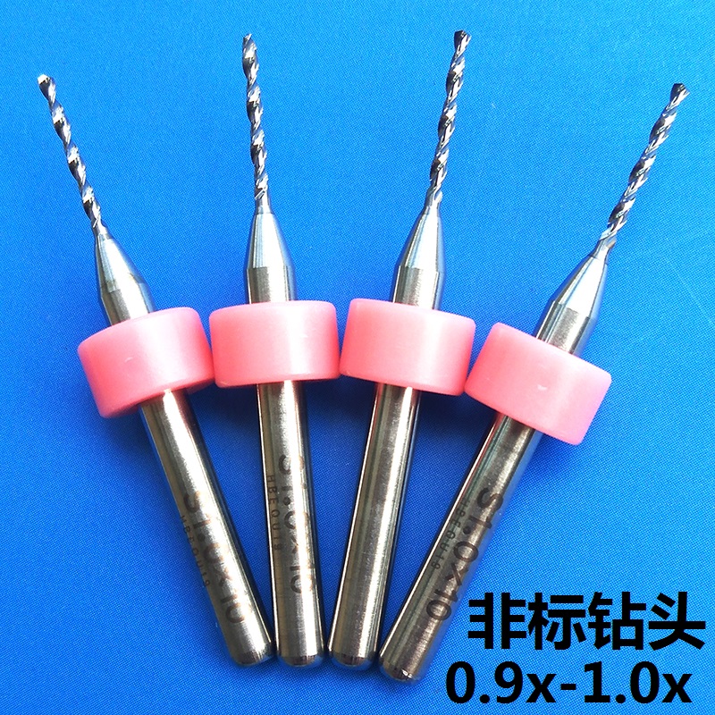 高速微型麻花FR4双面板合r成石铝材玻璃雕刻机1.0/1.05mm钨钢钻头