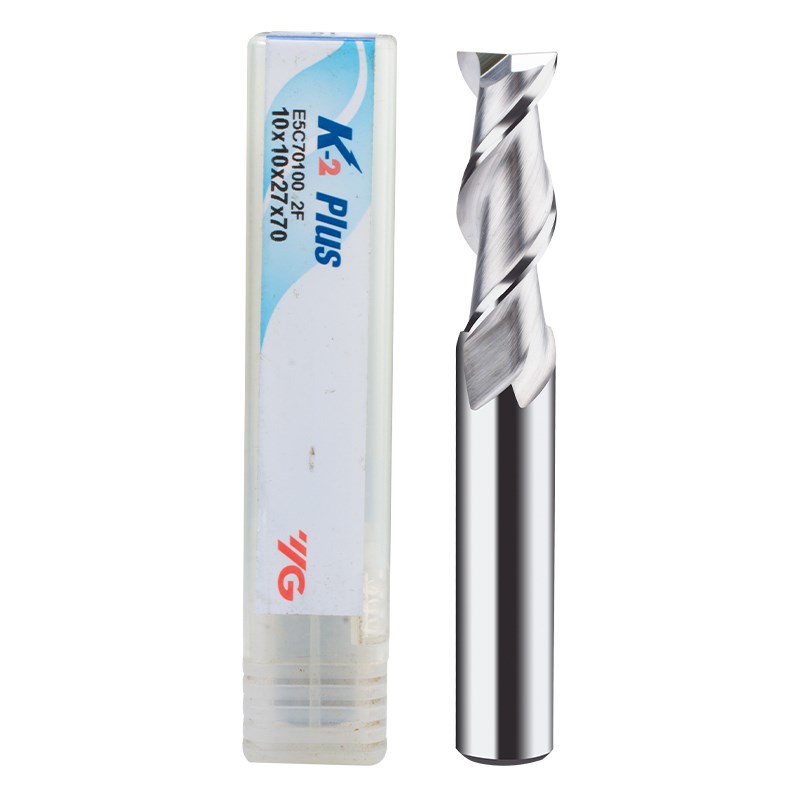 YG-1钨钢铝用铣刀整体硬质合金冼刀二刃铜铝高光2齿1-20m