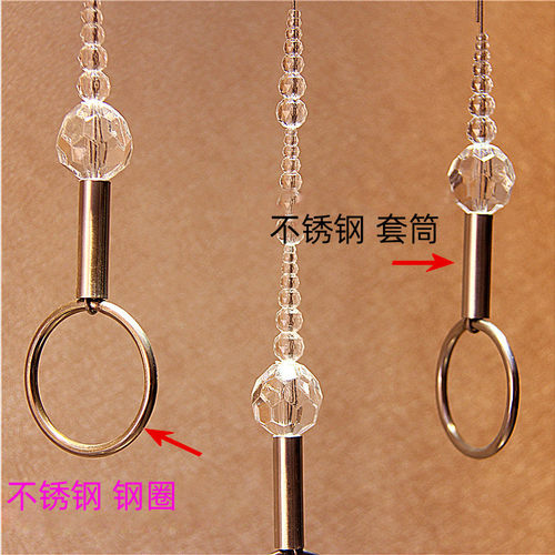 服装店吊挂展示架壁挂式钢丝吊杆吊环挂衣架女装童装店珠炼挂衣钩
