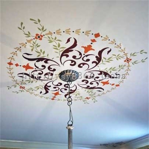 古典图腾镂空印花模版  墙绘喷漆模版乳胶漆硅藻泥艺术漆印花总