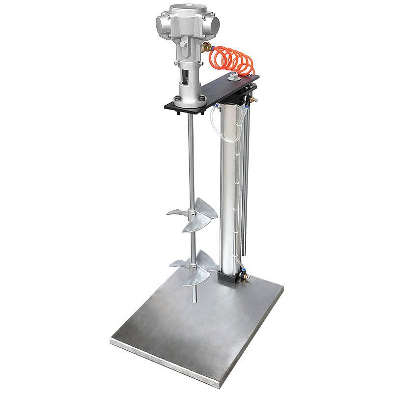 50加仑自动升降油漆搅拌器立式升降式工业级涂料气动搅拌机