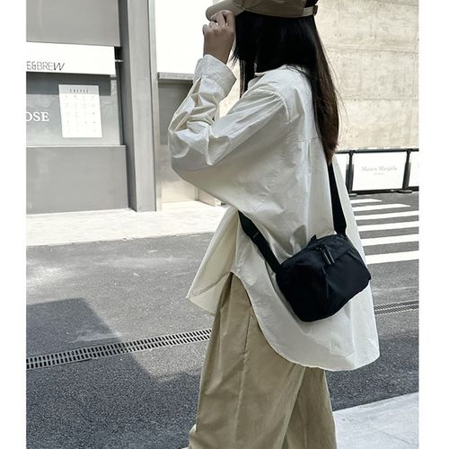 日系防水超轻尼龙布斜挎小包轻便休闲多口袋男女手机挎包小方包潮