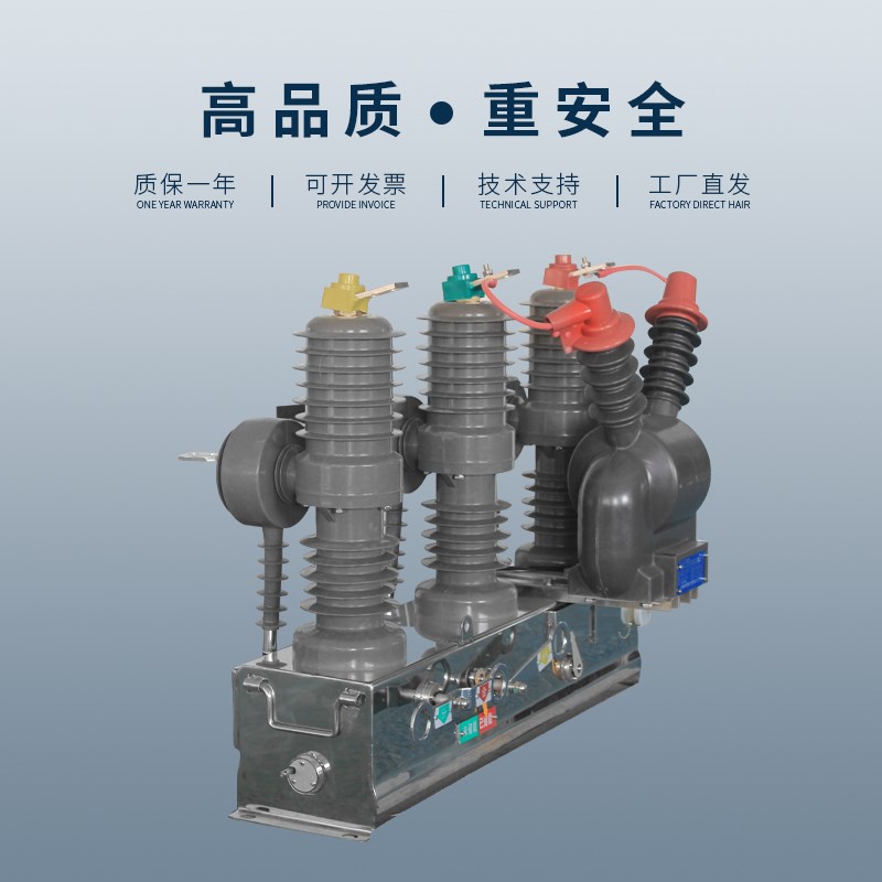 zw32-12D/630a高压真空断路器10kv户外柱上开关电Y动带PT电源