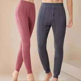 男女款加厚保暖裤冬季内穿高腰大码打底绒裤东北特厚超厚棉裤