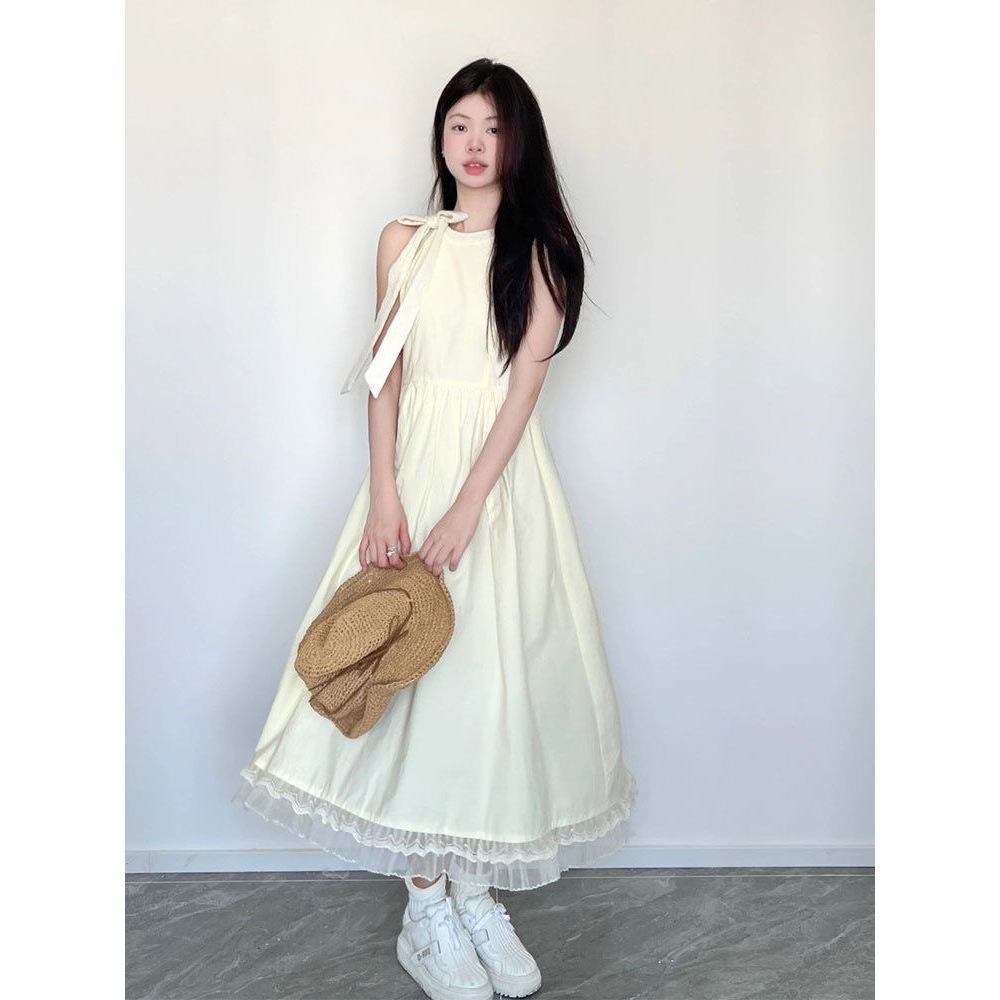 初恋小白裙学院风甜美蝴
