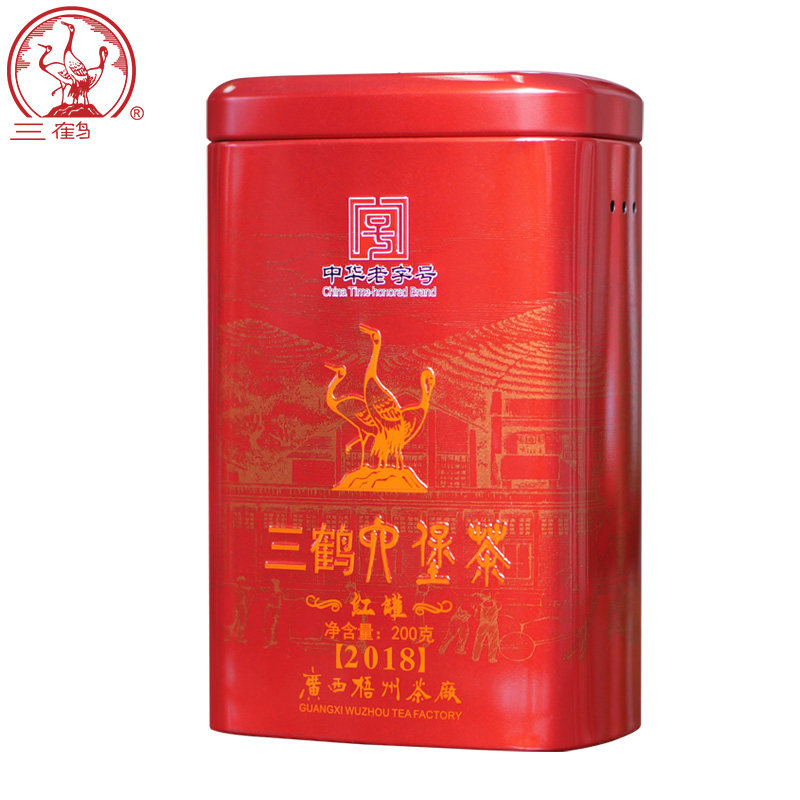 三鹤六堡茶2016陈化散茶200g送礼