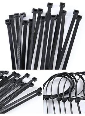 Plastic nylon cable tie 100 PCS black 5X300 cable tie fixing