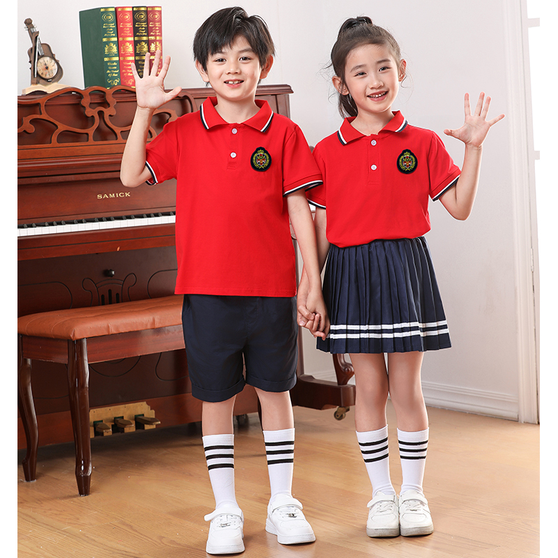 英伦风幼儿园园服夏季套装儿童六一大合唱演出服中小学生毕业班服