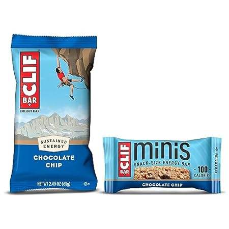CLIF BAR - Chocolate Chip - Full Size and Mini Energy Bar