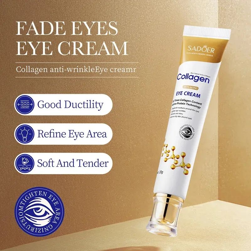 SADOER Collagen Eye Cream skincare Anti Dark Circles Eye Bag
