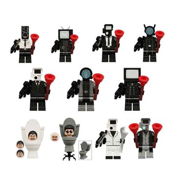 Skibidi Toilet Man vs Monitor Building Blocks The Audio and