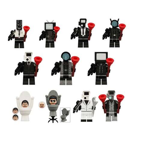 Skibidi Toilet Man vs Monitor Building Blocks The Audio and