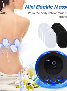 Mini Pulso Massagem Dispositivo Controle Remoto Elétrico 8