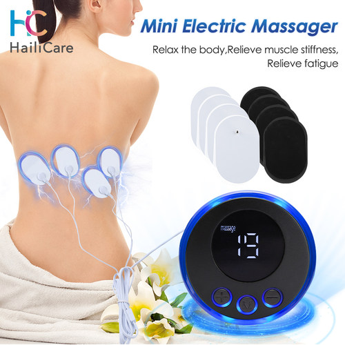 Mini Pulso Massagem Dispositivo Controle Remoto Elétrico 8