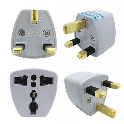 Adaptador de corriente Universal 10A 250V de cobre, enchufe