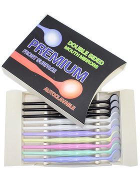 AG 10pcs/Box Dental Double Sided Mouth Mirrors Autoclavable