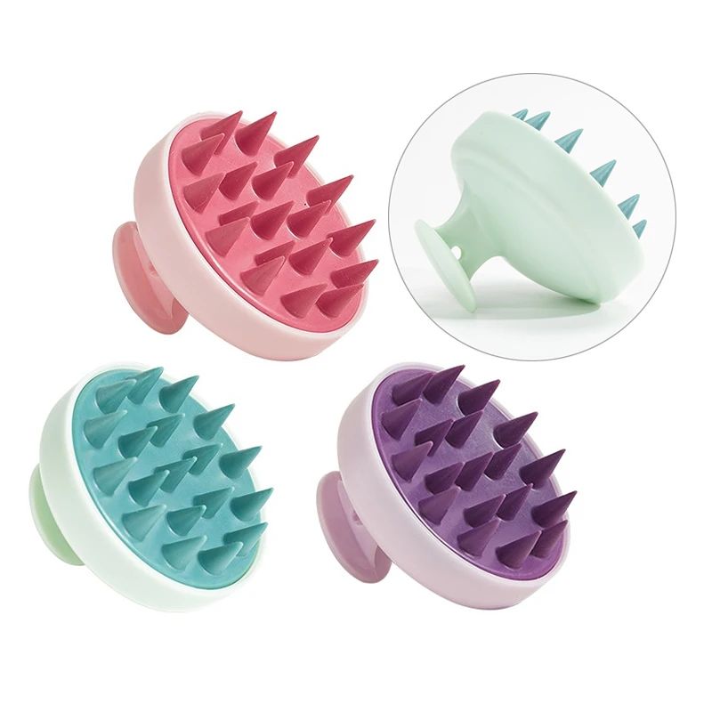 Silicone Shampoo Scalp Cabelo Massager, Cabe?a Corpo Scalp M