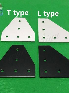 Placa de Unión negra/5 plateada de agujeros, soporte de án