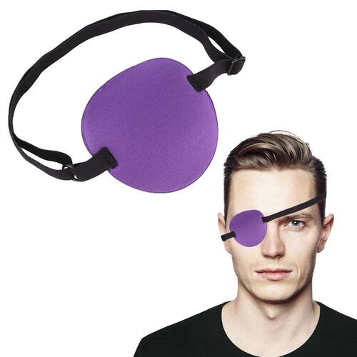 único olho patch para olhos esquerdo e direito, ajustável,