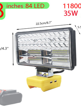 8 Polegada Car LED Luzes de Trabalho Lanternas Holofotes Toc