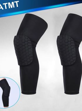 1 par de basquete tiro esporte seguran?a respirável joelhei