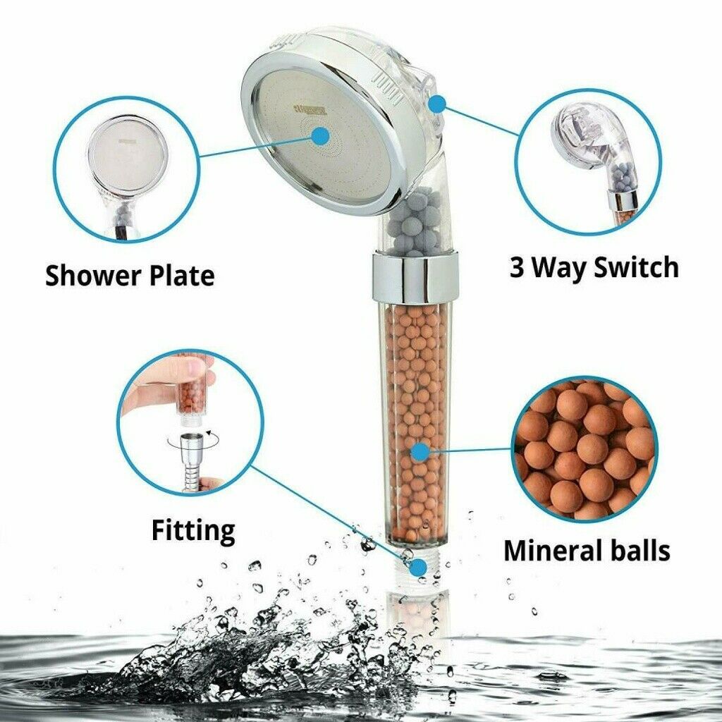 Turbo cabe?a de chuveiro de alta press?o handheld spa spray