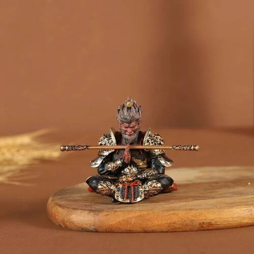 Preto Mito Wukong Figuras, Pequenos ornamentos, Decora??o Cr