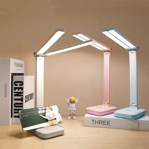Double-headed Desk Lamp LED Eye Protection Warm Light Readin