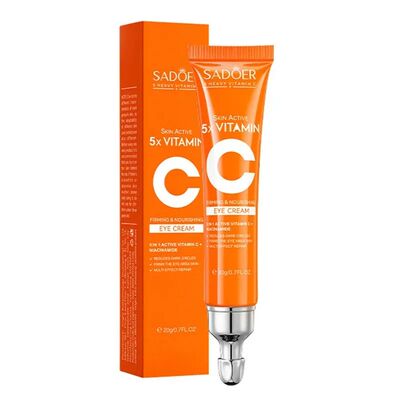SADOER Vitamin C Eye Cream Anti Dark Circles Eyes Bags Remov