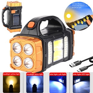 Led holofote super brilhante solar led cob luzes de trabalho