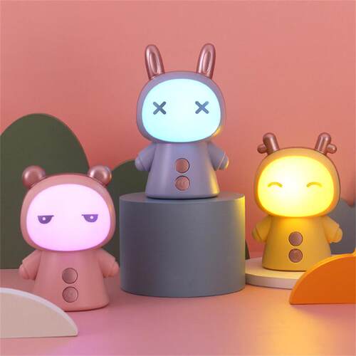 Portable Cute Desk Lamp Usb Rechargeable Dimmable Study Tabl