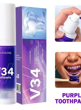 V34 Pro Smile Removal Plaque, Tártaro Clean, Higiene Oral,