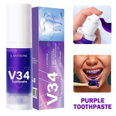 V34 Pro Smile Removal Plaque, Tártaro Clean, Higiene Oral,