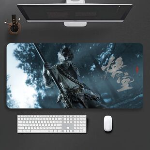 Mouse laptop wukong leg mito computador para pad preto
