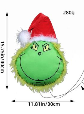 Boneca do luxuoso do monstro verde do Grinch para crian?as,