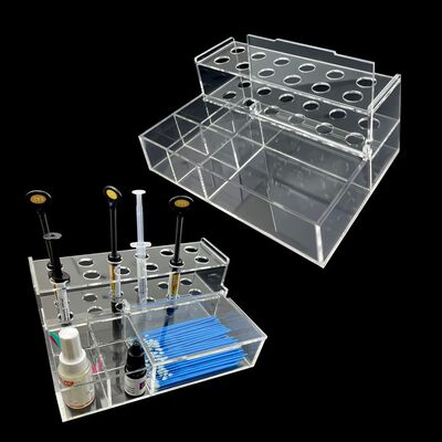 Soporte organizador acrílico Dental, dispensador de aplicad