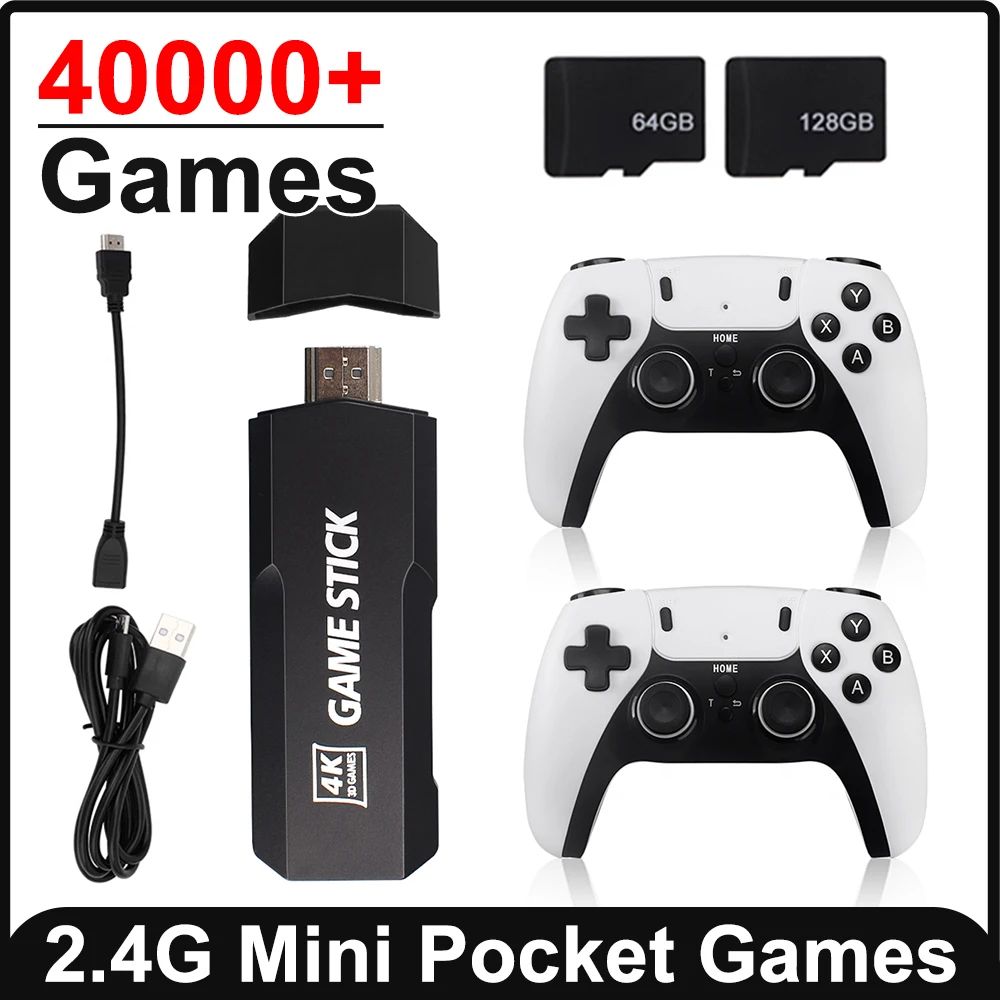 Consola de videojuegos GD10PRO 4K HD con 40000 juegos integr