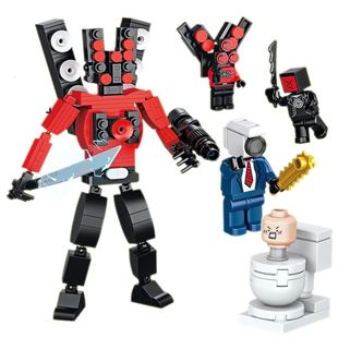 Titan Speakerman-Juego de bloques de construcción Skibidi p